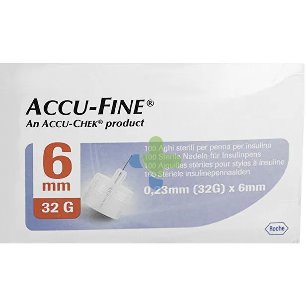 Roche Diabetes Care Italy Accu-fine Ago G32 6mm 100pz