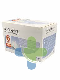 Roche Diabetes Care Italy Accu-fine Ago G31 6mm 100pz