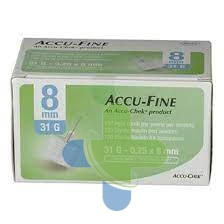 Roche Diabetes Care Italy Accu-fine Ago G31 8mm 100pz