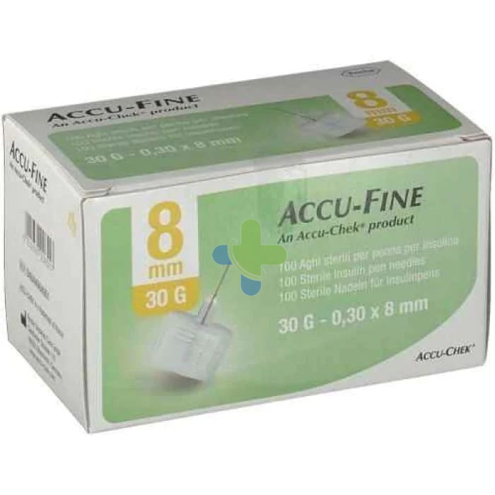 Roche Diabetes Care Italy Accu-fine Ago G30 8mm 100pz