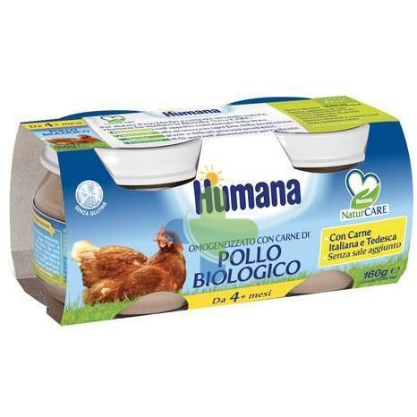 Humana Omog Pollo Bio 2x80g