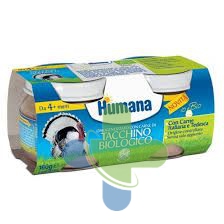 Humana Omog Tacchino Bio 2x80g