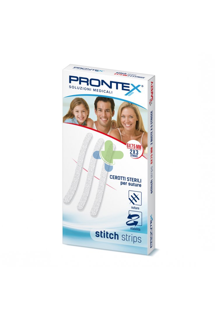 Prontex Stitch Strips 6x75 10p