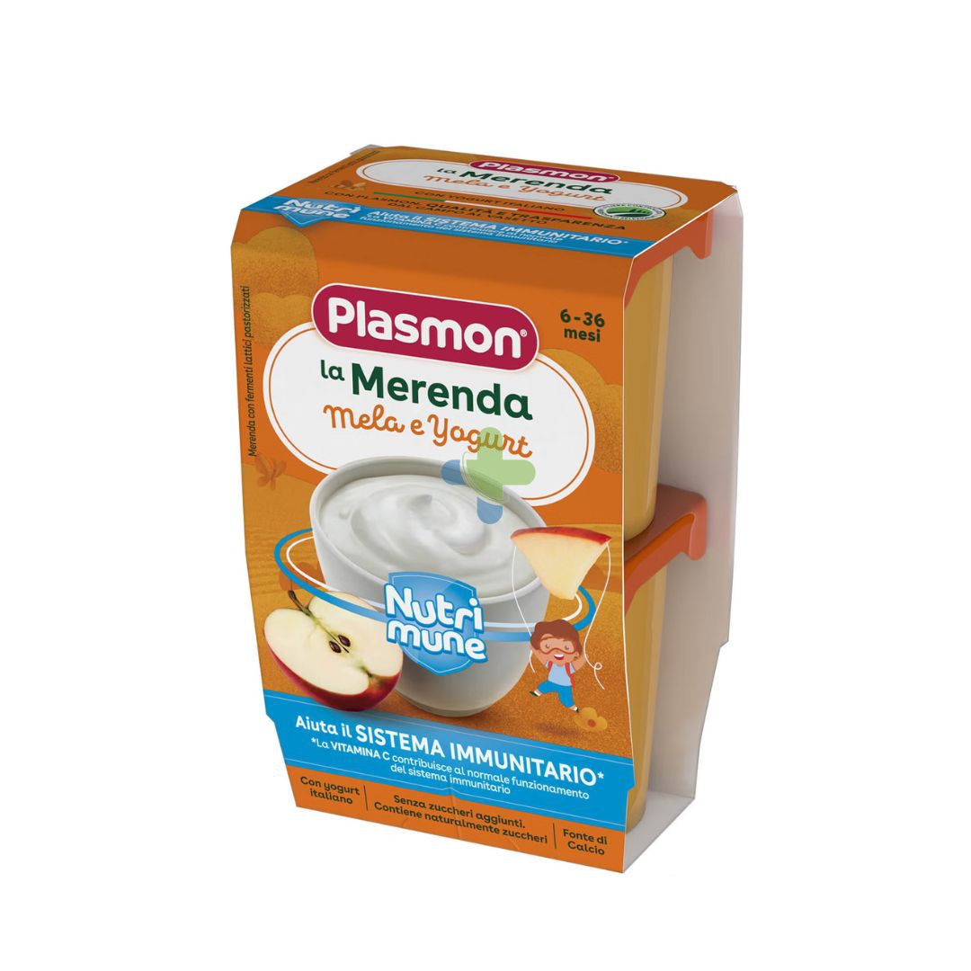 Plasmon La Merenda Mela e Yogurt in Vasetti 2x120g
