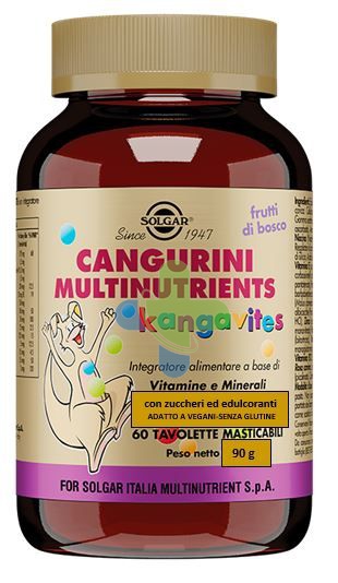 Solgar It. Multinutrient Cangurini Multin Frut Bos60tav