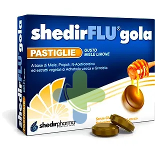 Shedir Pharma  Unipersonale Shedirflu Gola Miele/lim48past