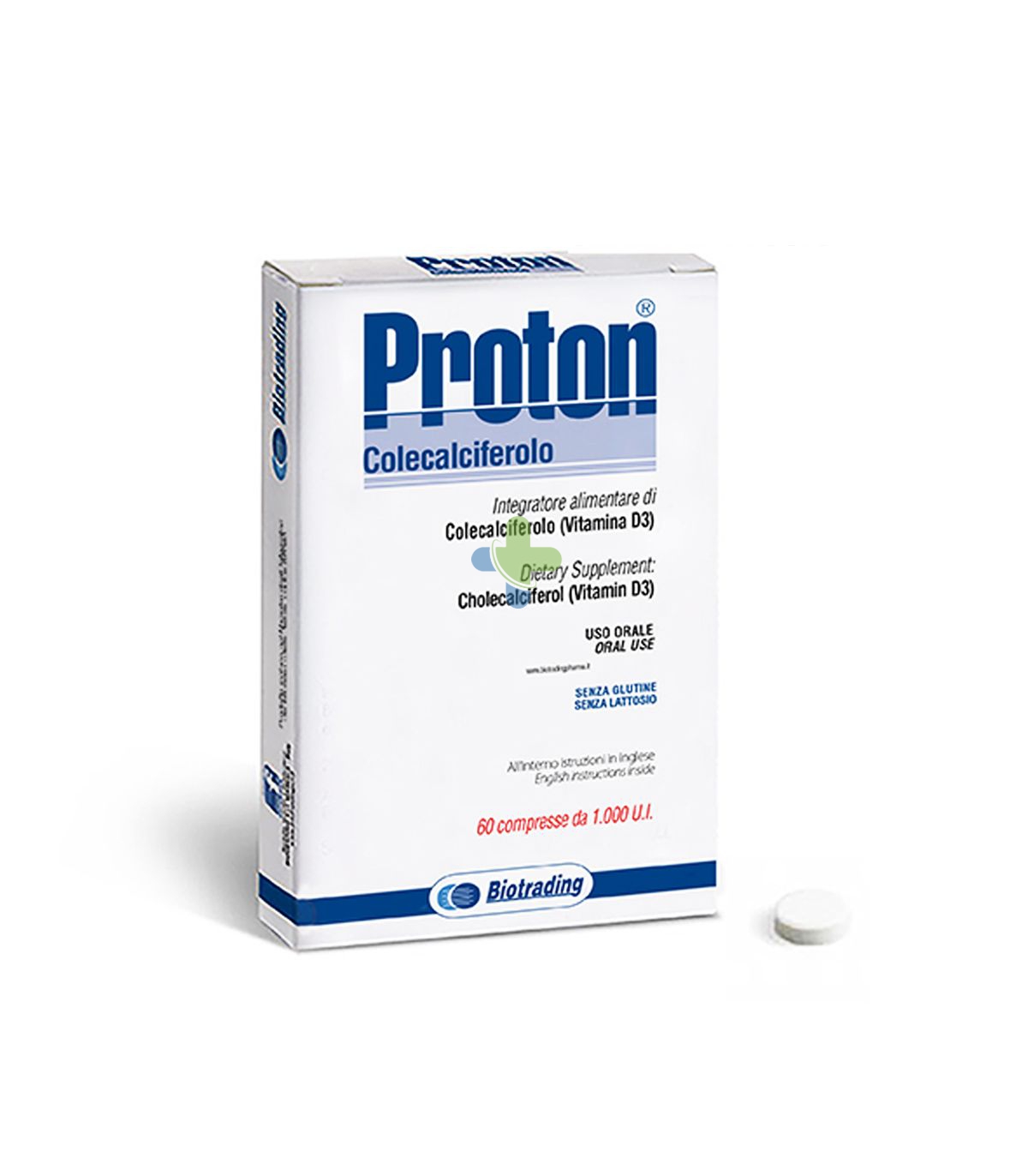Biotrading  Unipersonale Proton 60cpr 1000 Ui