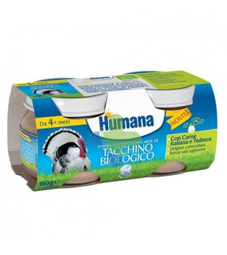 Humana Italia Humana Omog Tacchino Bio 2x80g