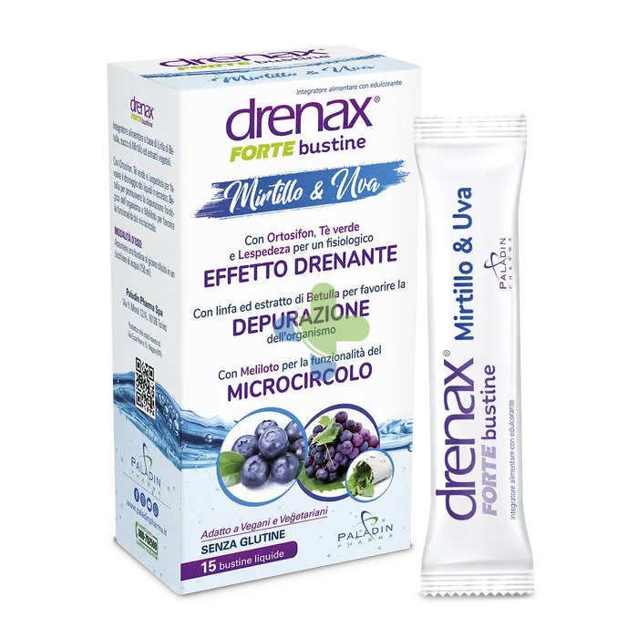 Drenax Forte Mirtillo E Uva 15 Bustine