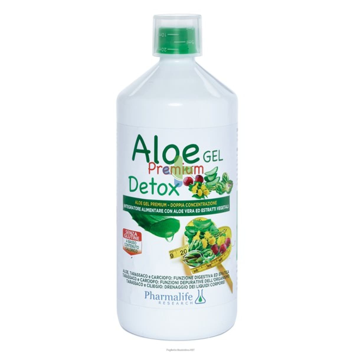 Pharmalife Research Aloe Gel Premium Detox 1l