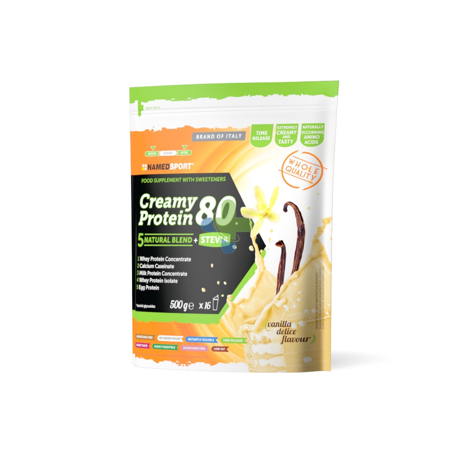 NAMED SPORT CREAMY PROTEIN 80 VANILLA DELICE - 500G