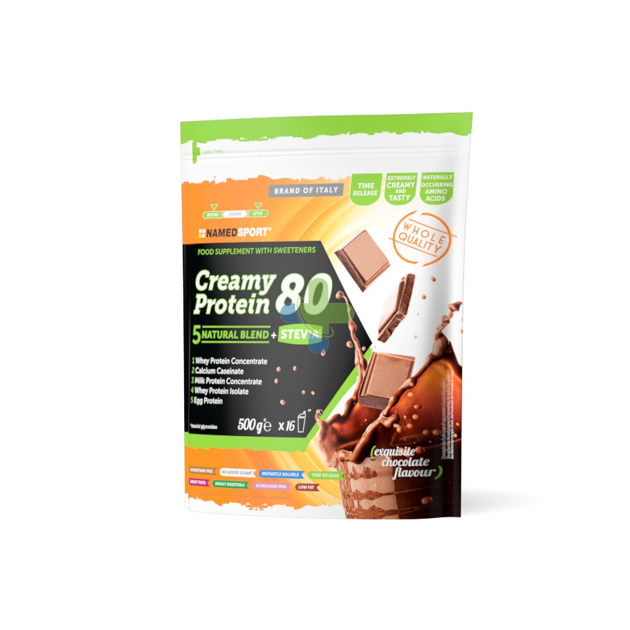 NAMED SPORT CREAMY PROTEIN 80 EXQUISITE CHOCOLATE - 500G