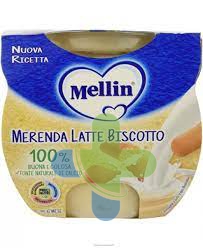 Mellin La Merenda Mellin Mer Latte Bisc 2x100g