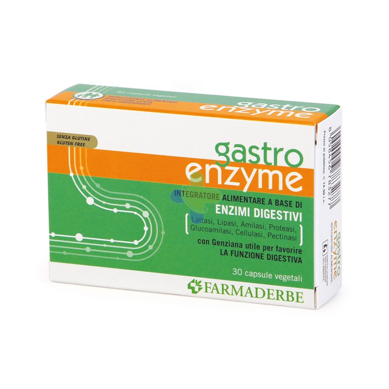 Farmaderbe Gastro Enzyme 30cps Vegetali