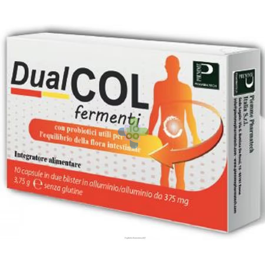 Piemme Pharmatech Italia Dualcol Fermenti 10cps
