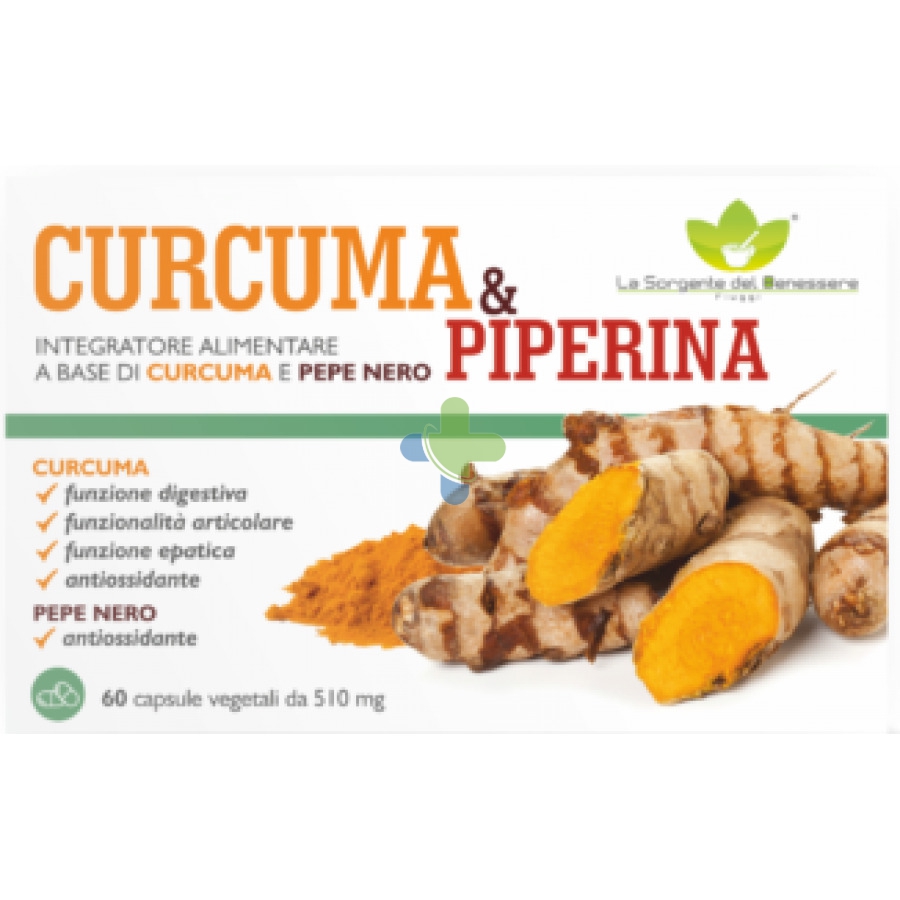 La Sorgente Del Benessere Curcuma Piperina 60cps