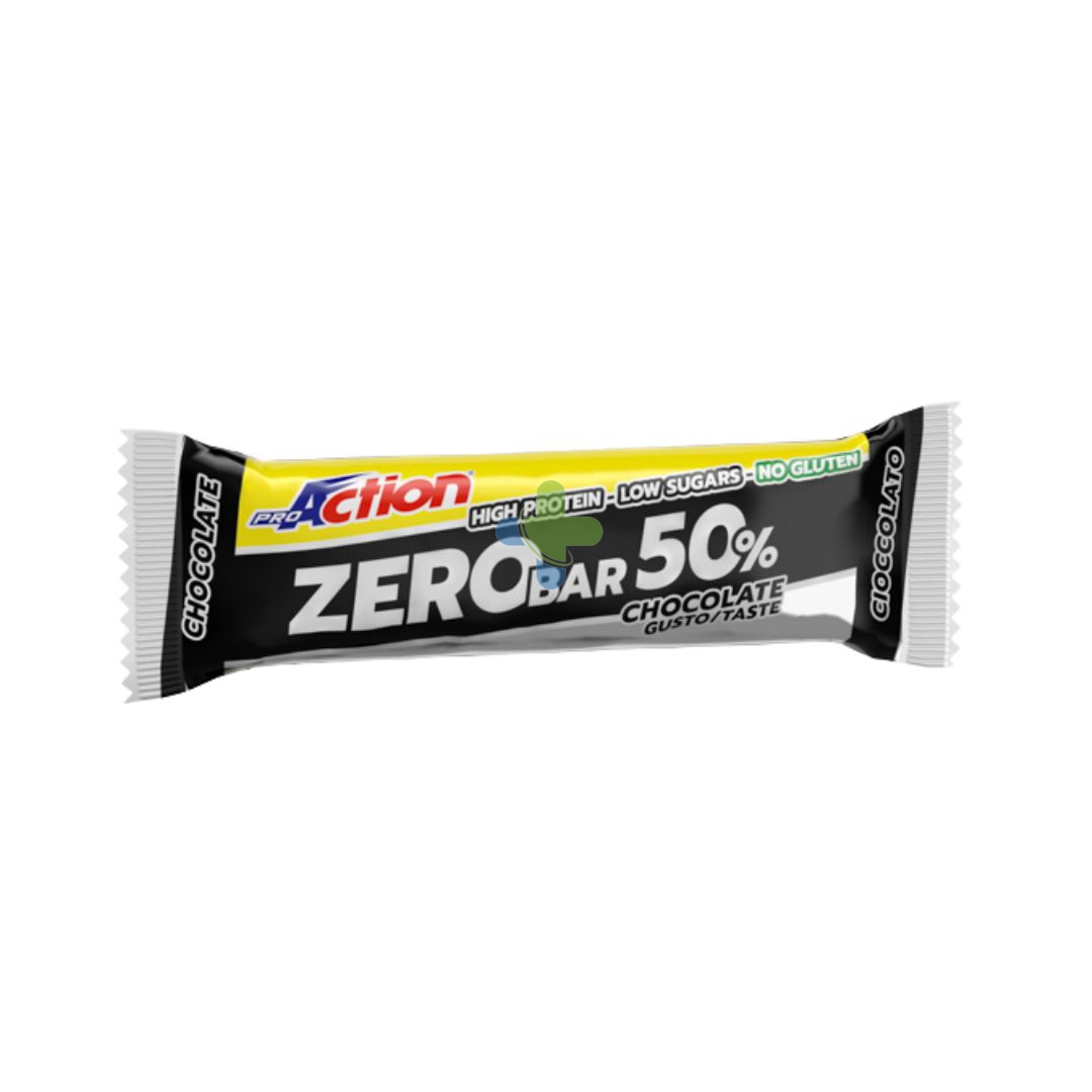 ProAction Barretta Proteica 50% Zero Bar Cioccolato 60g