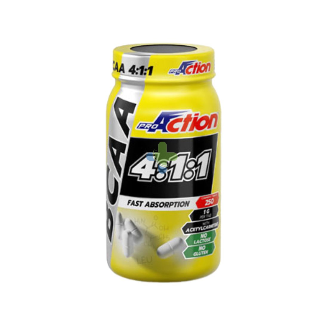 ProAction Integratore Aminoacidi Bcaa 411 250cpr