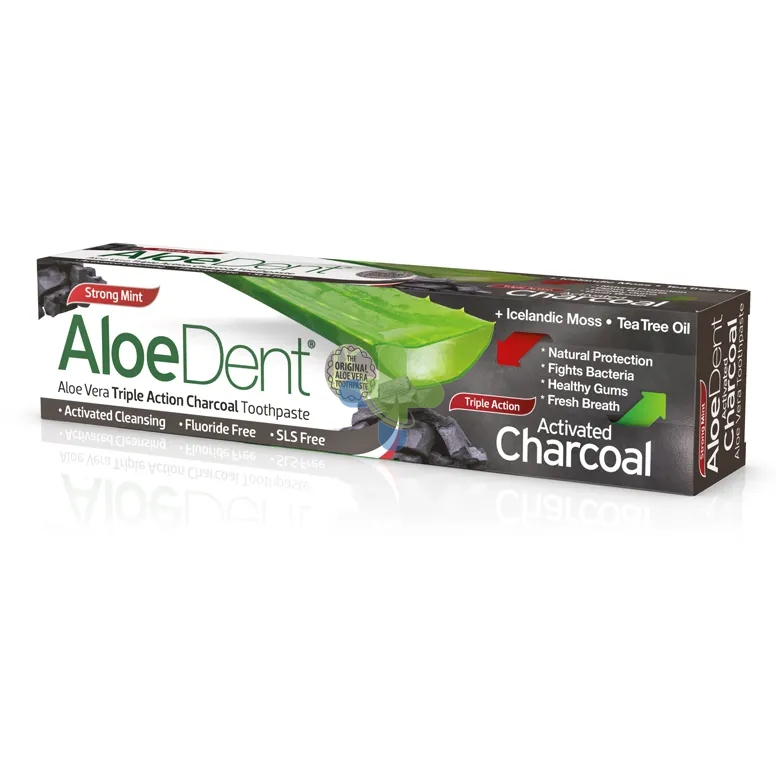 Optima Aloedent Triple Action Charcoa