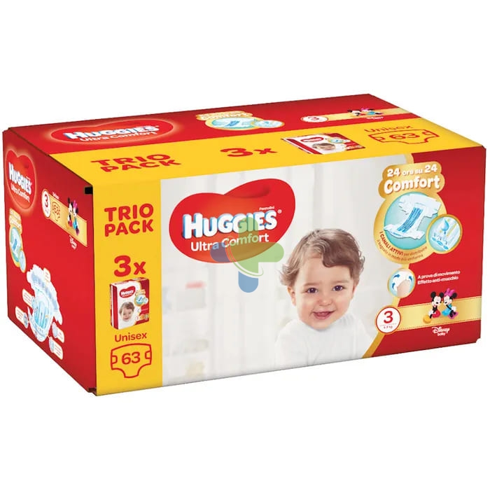 Kimberly Clark Italia Huggies Ultra Comfort Tri3 63p