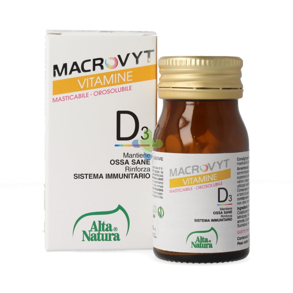 Alta Natura Macrovyt Vitamina D3 Veg 60cpr