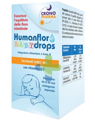 Crono Pharma Humanflor Baby Drops 1fl 6ml