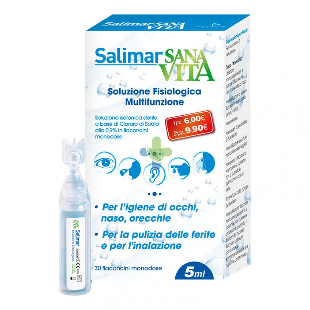 Sanavita Salimar soluzione fisiologica 30 flaconcini