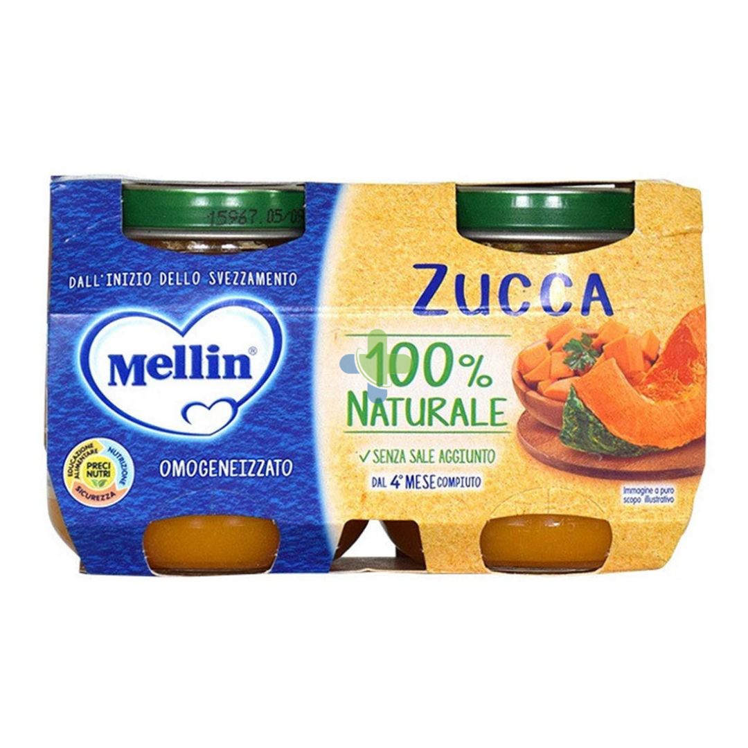 Mellin Omogeneizzato Zucca 100% Naturale 2x125g