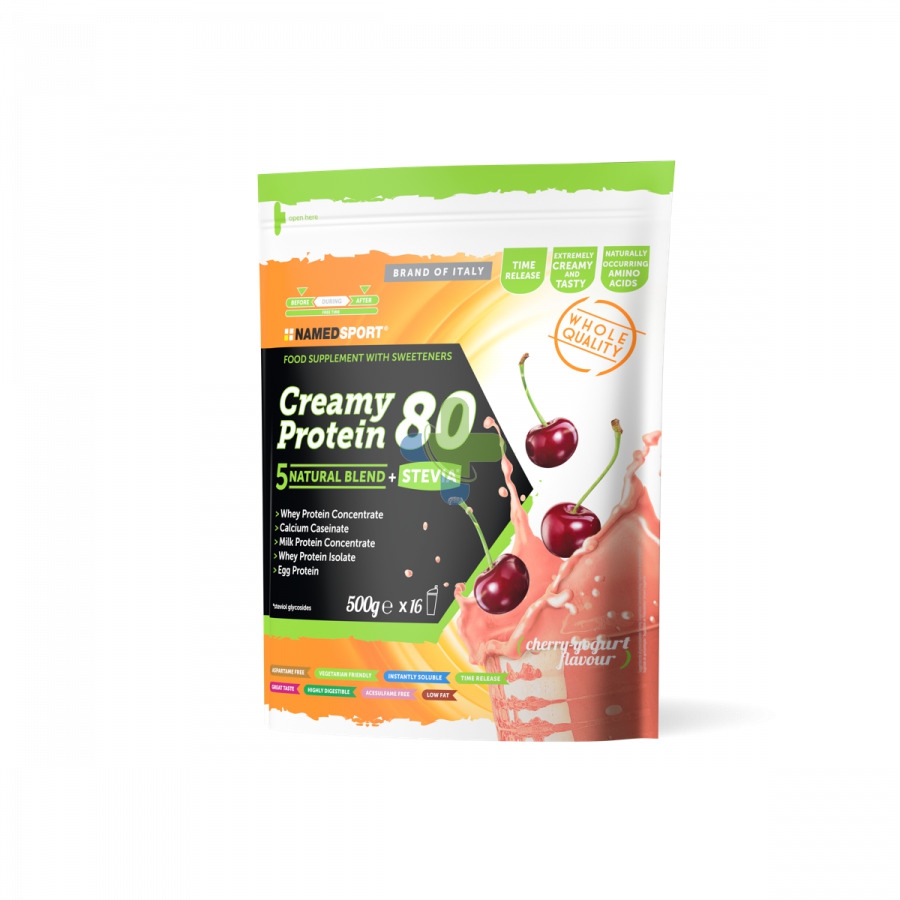 NAMED SPORT CREAMY PROTEIN 80 CHERRY YOGURT - 500G