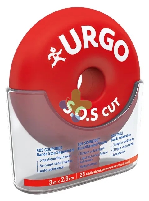 Urgo Benda Urgo Sos Cut 3x2,5cm