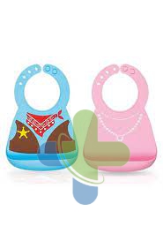 Nuby-new Valmar B.v.b.a. Nuby Bavaglino Sil 3d Dressup