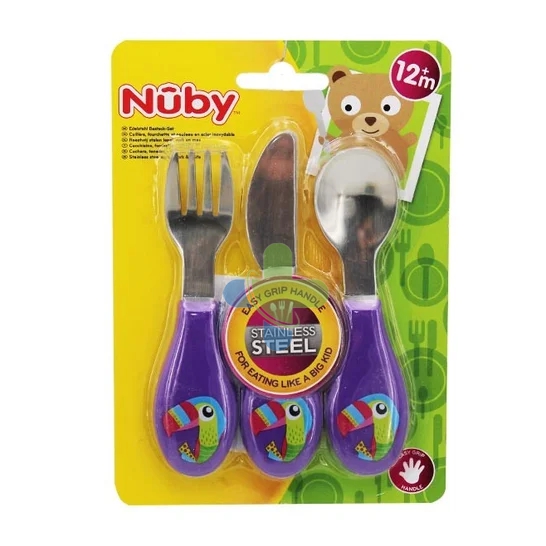 Nuby Posatine Inox 3pz
