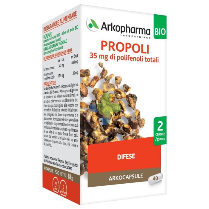 Arkofarm Arkocapsule Arkocps Propoli Bio 40cps
