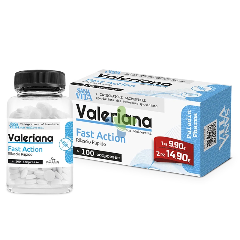Paladin Pharma Sanavita Valeriana 100 Compresse