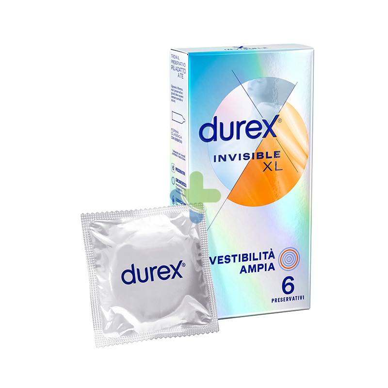 Durex Profilattico XL Invisible 6 pezzi