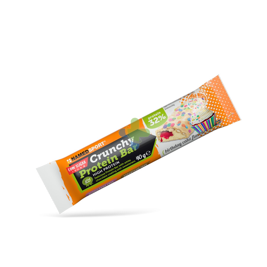 NAMED SPORT CRUNCHY PROTEIN BAR BIRTHDAY CAKE - 40G