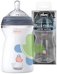 Chicco (artsana) Ch Bib Nf Black&white 330ml