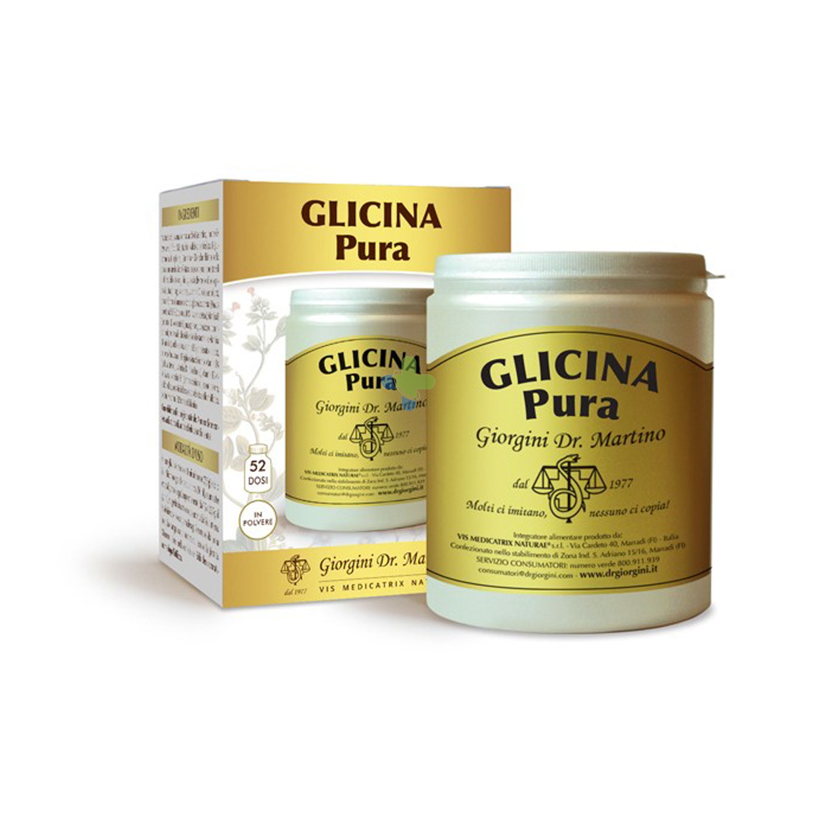 Dr.giorgini Ser-vis Glicina Pura Polvere Solub250g