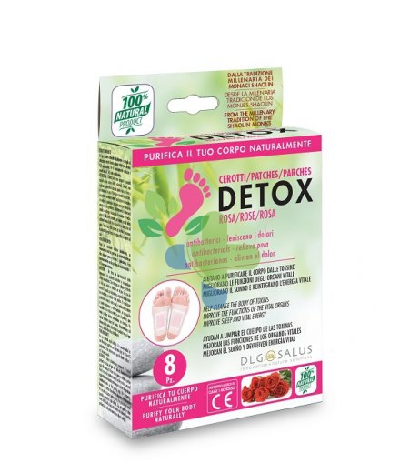 D.l.g. Salus J.d.o.o. Cerotti Detox Piedi Rosa 8pz