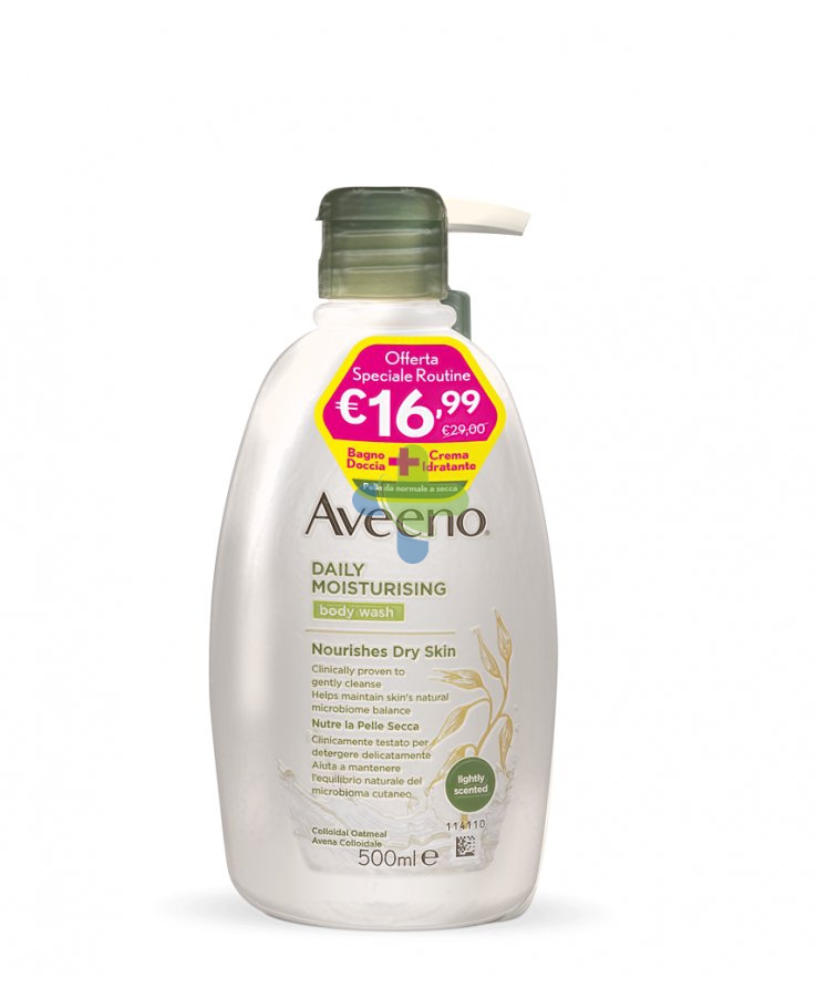 Johnson & Johnson Aveeno Bundle Bagno Doccia+cr