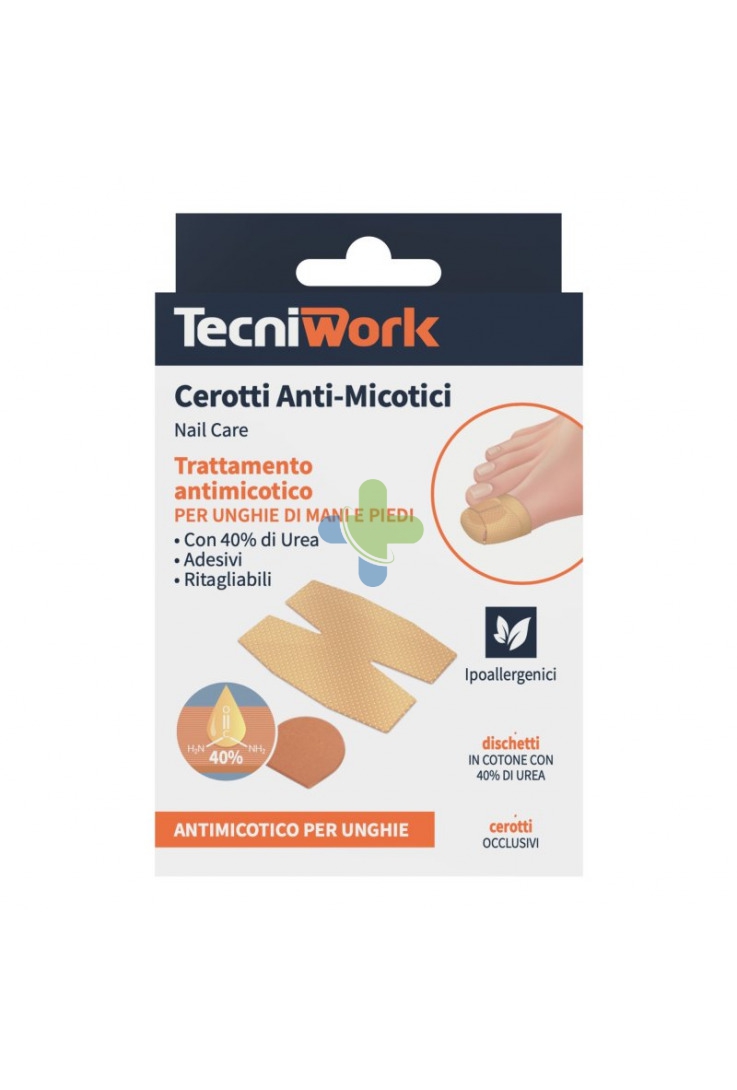 Tecniwork Cerotto Antimicosi Urea 24pz