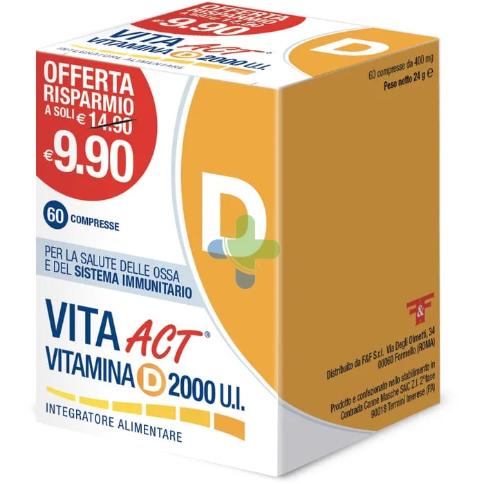 F&f Vitamina D Act 2000ui 60cpr