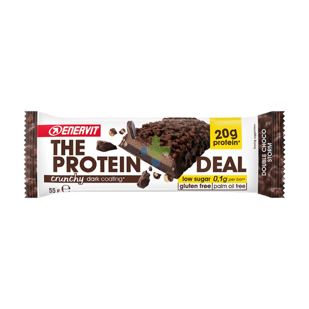 Enervit The Protein Deal Barretta Proteica gusto Double Choco Storm 55g