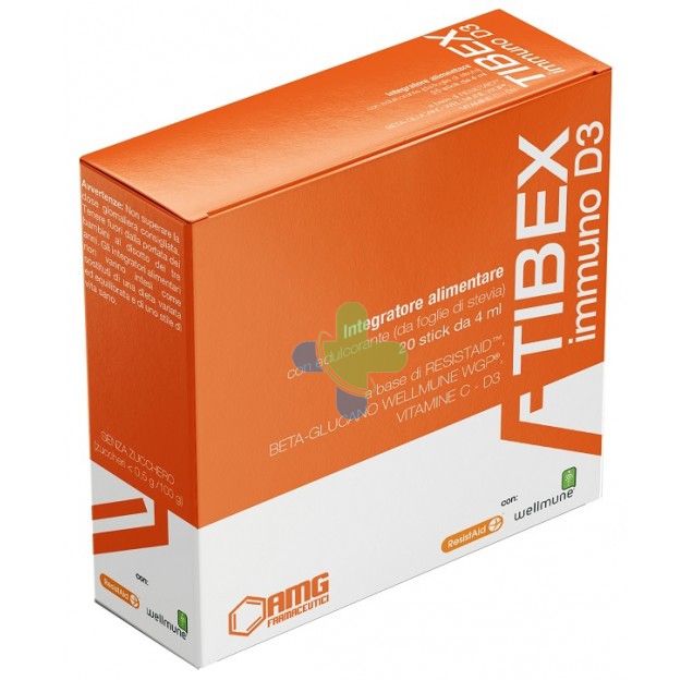 Amg Farmaceutici Tibex Immuno D3 20stick Pack