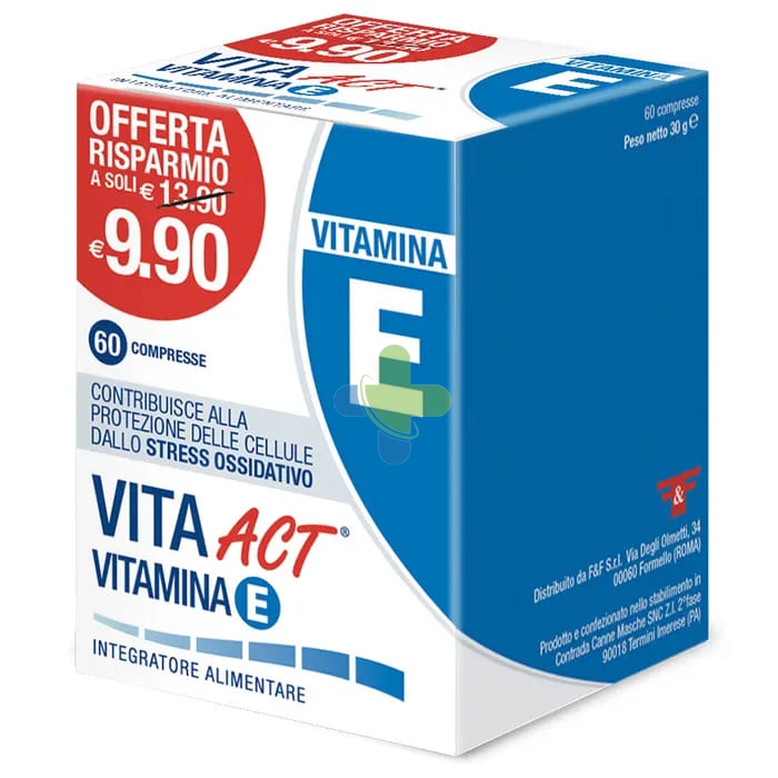 F&f Vita Act Vitamina E 60cpr