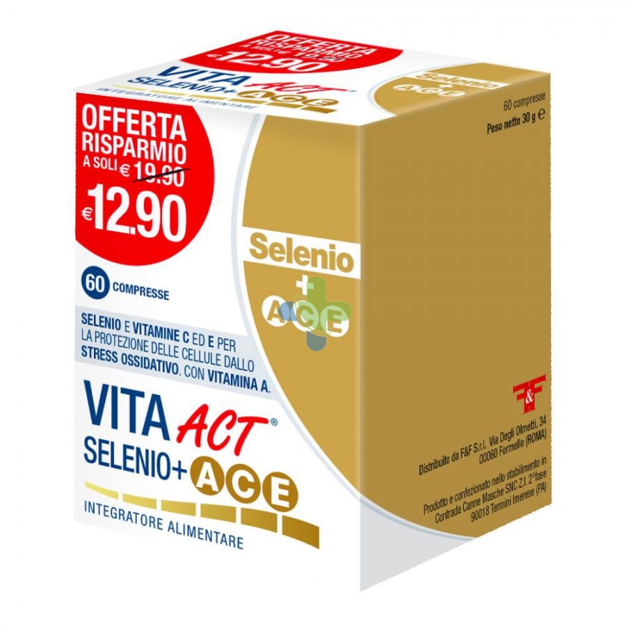 F&f Vita Act Selenio+ace 60cpr