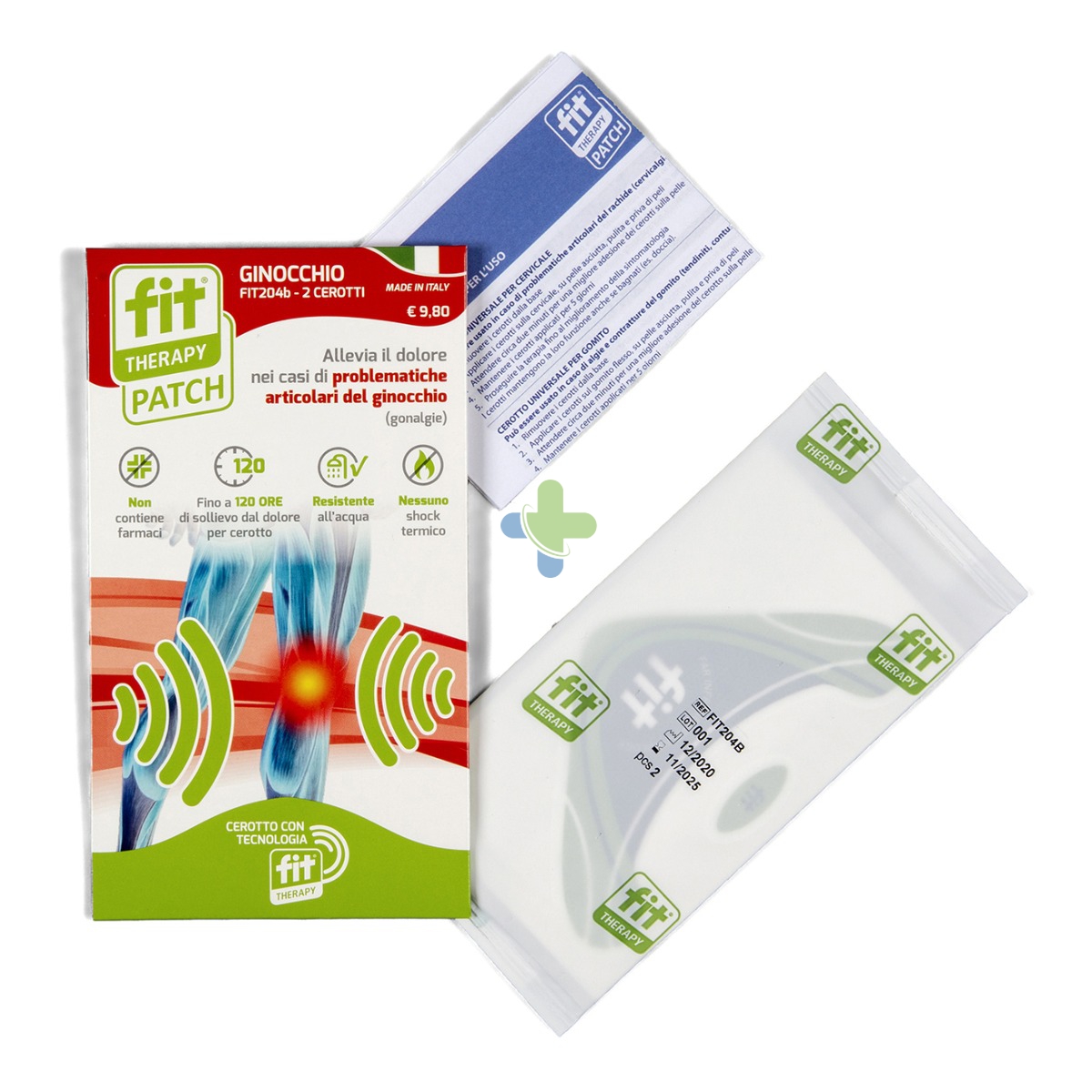 D.fenstec Fit Therapy Cer Ginocchio 2pz