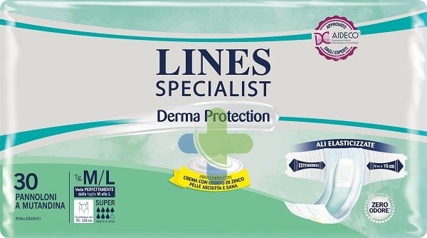 Fater Lines Sp Derm Sup Pan M/l 30pz