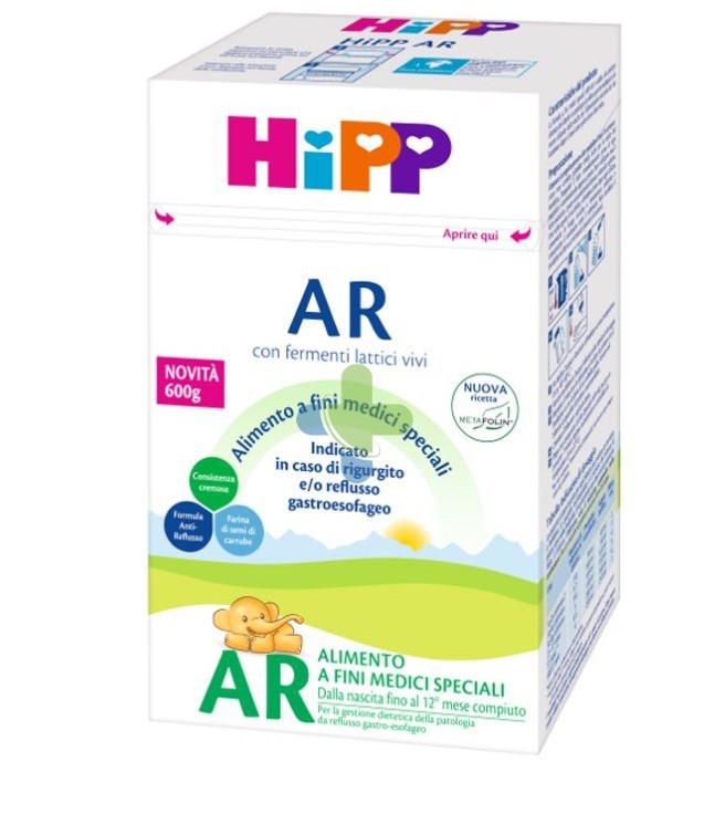 Hipp Italia Hipp Latte Ar C/metafolina600g