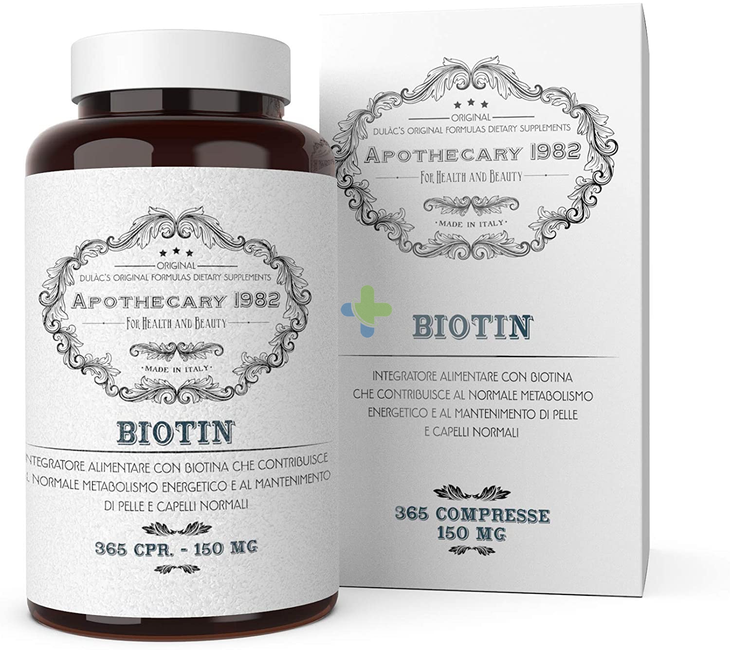 Dulac Farmaceutici 1982 Apothecary Biotin 180cpr